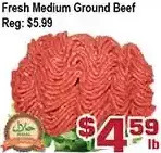 Top Food Supermarket Fresh medium ground beef offer