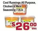 Top Food Supermarket Cool runnings all purpose, chicken & meat seasoning offer