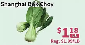 Blue Sky Supermarket Shanghai bok choy offer