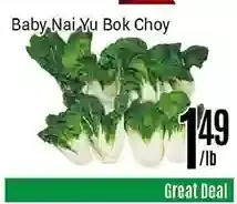 Nations Fresh Foods Baby nai yu bok choy offer