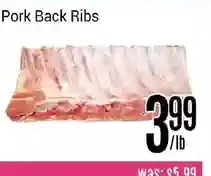 Nations Fresh Foods Pork back ribs offer