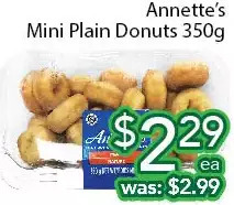 Ample Food Market Annette's mini plain donuts offer