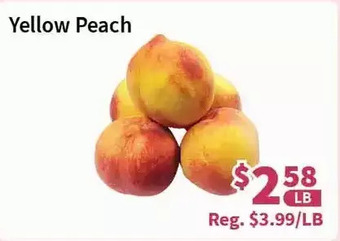 Blue Sky Supermarket Yellow peach offer