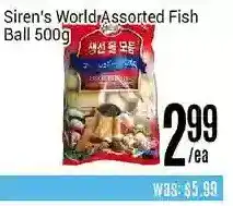 Nations Fresh Foods Siren's world fish ball offer