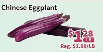 Blue Sky Supermarket Chinese eggplant offer