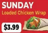 Ample Food Market Loaded chicken wrap offer