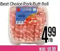 Nations Fresh Foods Best choice pork butt roll offer
