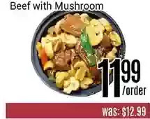 Nations Fresh Foods Beef with mushroom offer