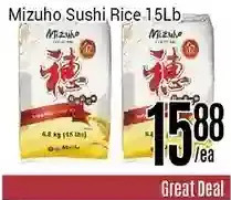 Nations Fresh Foods Mizuho sushi rice offer