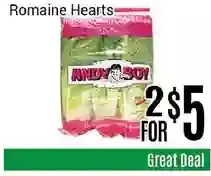 Nations Fresh Foods Romaine hearts offer