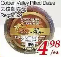 Tone Tai Supermarket Golden valley pitted dates offer