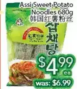 Ample Food Market Assi sweet potato noodles offer