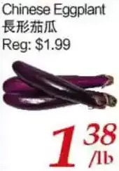 Tone Tai Supermarket Chinese eggplant offer