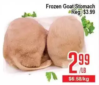 Skyland Foodmart Frozen goat stomach offer