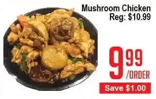 Skyland Foodmart Mushroom chicken offer