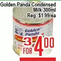 Golden panda condensed milk