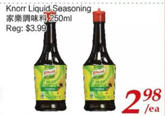 Tone Tai Supermarket Knorr liquid seasoning offer