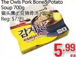 The owls pork bone & potato