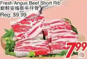Foody World Fresh angus beef short rib offer