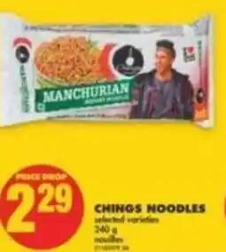 No Frills Chings Noodles 240g offer