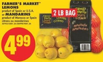 No Frills Farmer's Market Lemons or Mandarins offer