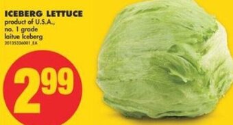 No Frills Iceberg Lettuce offer