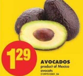 No Frills Avocados offer