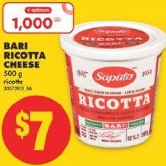 No Frills Bari Ricotta Cheese 500g offer