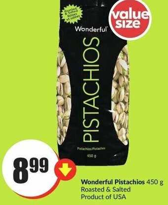 FreshCo Wonderful Pistachios 450 g offer