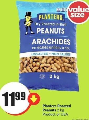 FreshCo Planters Roasted Peanuts 2 kg offer
