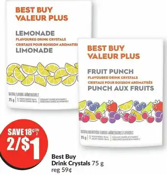 FreshCo Best Buy Drink Crystals 75g offer