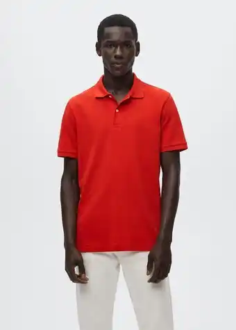 Cotton piqué polo shirt