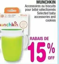Jean Coutu Munchkin Baby Accessories and Cookies offer