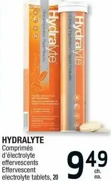 Jean Coutu Hydralyte Effervescents Electrolyte Tablets offer