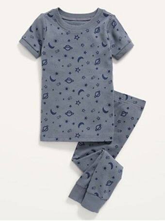 Old Navy Unisex printed pajama set for toddler & baby offer