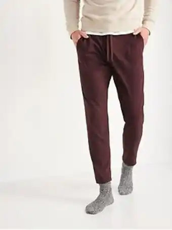 Old Navy Tapered jersey-knit pajama pants for men offer