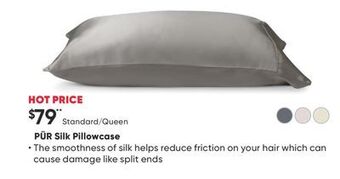 Sleep Country Pür silk pillowcase offer