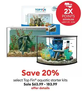 Petsmart Select top fin® aquatic starter kits offer