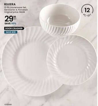 Stokes Riviera 12-pc dinnerware set offer