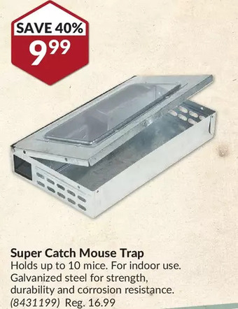 Princess Auto Super catch mouse trap offer