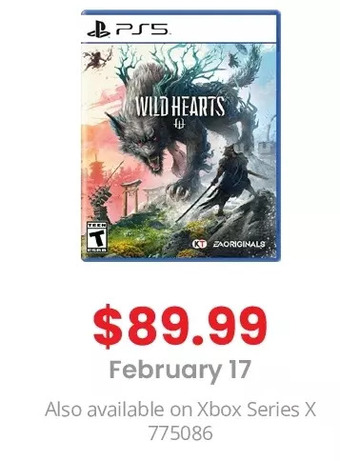 GameStop Wild hearts offer