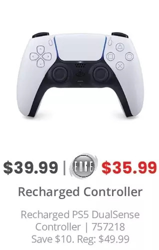 GameStop Playstation 5 dualsense wireless controller offer