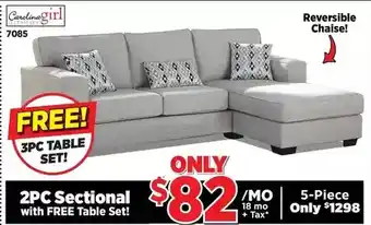 Surplus Furniture Chennay silver 5pc package offer