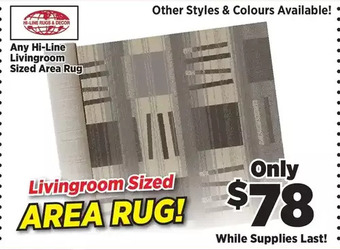 Surplus Furniture Area rug offer