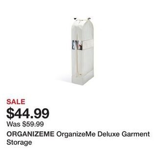 TSC Stores Organizeme deluxe garment storage offer