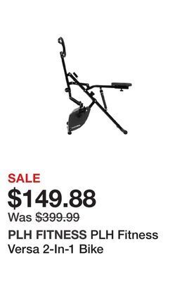 TSC Stores Plh fitness versa 2-in-1 bike offer