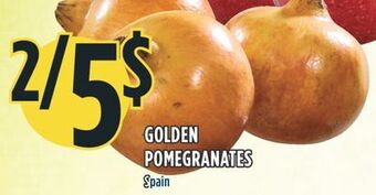 Marché Adonis Golden pomegranates offer