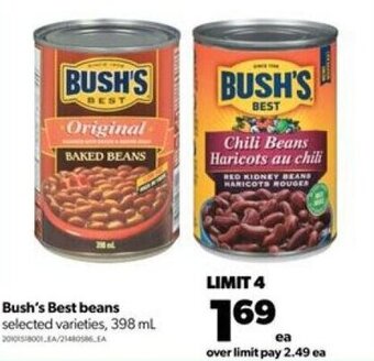 Real Canadian Superstore Bush's Best Beans 398 ml offer