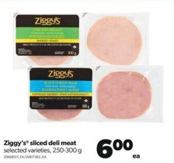 Real Canadian Superstore Ziggy's Sliced deli Meat 250-300g offer