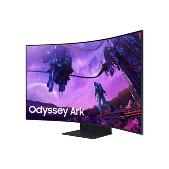 Best Buy Samsung odyssey ark 55" 4k ultra hd 165hz 1ms gtg va lcd freesync gaming monitor (ls55bg970nnxgo) offer